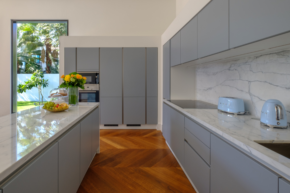 Elegant modernist kitchen